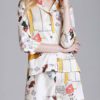 Turndown Collar Half Sleeves Sleepwear - Image 3