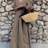 V-Neck Holiday Beach Sundress A-Line Pleated Maxi Dress - Image 2
