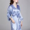V-Neck Long Sleeve Robe Sleepwear - Image 5