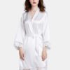 V-Neck Long Sleeve Robe Sleepwear - Image 6