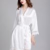 V-Neck Long Sleeve Robe Sleepwear - Image 7