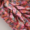 Vintage Floral Print O Neck Ruffle Mini Dress - Image 6