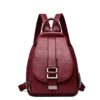 Vintage Sac a Dos Travel Leather Preppy Leather Backpacks