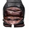 Vintage Sac a Dos Travel Leather Preppy Leather Backpacks - Image 10