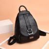 Vintage Sac a Dos Travel Leather Preppy Leather Backpacks - Image 16