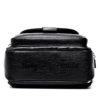 Vintage Sac a Dos Travel Leather Preppy Leather Backpacks - Image 7
