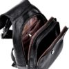 Vintage Sac a Dos Travel Leather Preppy Leather Backpacks - Image 9