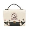 Vintage Student Schoolbag Playing Cards Silhouette Handbag - Image 5