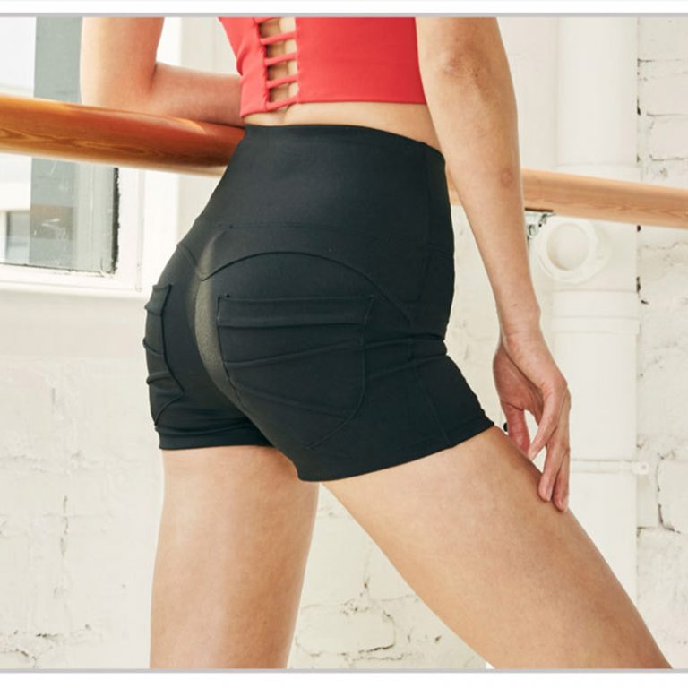 Yoga Gym Fitness Workout Clothes Push Up Leggings Shorts - Image 4