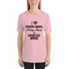 I heart cowboy boots Unisex Short Sleeve T-shirt - Image 2