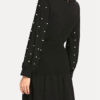 Jewel Neck Polyester Beach Dress - Image 2