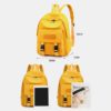 Anti theft Casual Small Backpack School Bag - Image 7