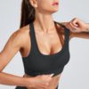 Back Pocket Padded Gym Sports Bras - Image 4