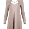 Bodycon  Jewel Neck Cut Out Sexy Long Sleeves Pencil Dress - Image 3