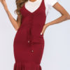 Bodycon Straps Neck Knotted Casual Sleeveless Pencil Dress