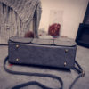 Boston Bag with Fur and Crown Dangle - Image 6