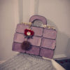 Boston Bag with Fur and Crown Dangle - Image 10