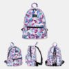 Casual Flower Printed Backpack Bag - Image 2