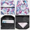 Casual Flower Printed Backpack Bag - Image 3