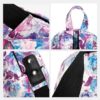Casual Flower Printed Backpack Bag - Image 4