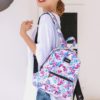 Casual Flower Printed Backpack Bag - Image 6