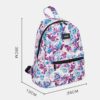 Casual Flower Printed Backpack Bag - Image 7