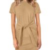 Casual High Collar Beach Dress