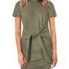 Casual High Collar Beach Dress - Image 3