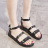 Chic Gladiator PU Sandals - Image 3
