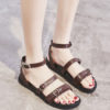 Chic Gladiator PU Sandals