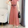 Chiffon Short Sleeves Maxi Dresses - Image 2