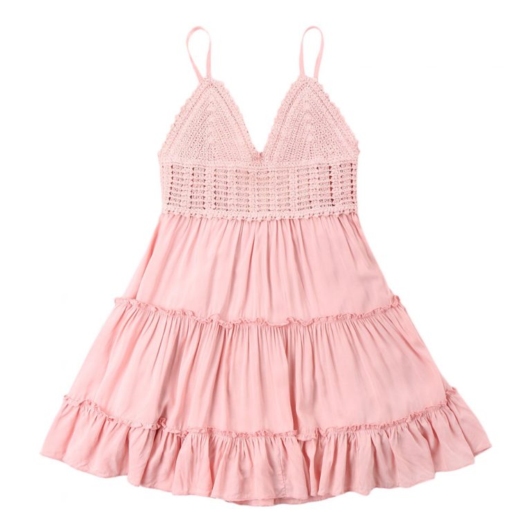 Crochet Panel Cami Dresses - Image 3