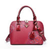 Double Handled Floral Handbag - Image 9