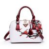 Double Handled Floral Handbag - Image 11
