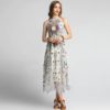 Elegant Gorgeous Embroidery Long Party Dress