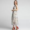 Elegant Gorgeous Embroidery Long Party Dress - Image 5