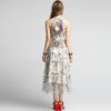 Elegant Gorgeous Embroidery Long Party Dress - Image 6
