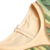 Elegant High Waist Banana Leaf Print Tank Maxi Dress - Image 3