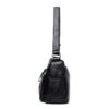 Fashion Hit Color Casual Soft Leather Simple Zipper Large Capacity Shoulder Bags - Image 4