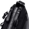 Fashion Hit Color Casual Soft Leather Simple Zipper Large Capacity Shoulder Bags - Image 5