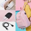 Fashion Large Capacity Backpack With USB Charging Port - Image 5