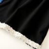 Fashion Runway Straight Bow Print bead Elegant Short Dress - Image 10
