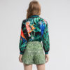 Fashion Runway Vintage Suit Plant Animal Print Two Pieces Set Suits - Image 6