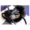 Faux Fur Barrel Evening Bag - Image 5