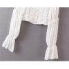 Flare Sleeve Square Collar Blouse Shirts - Image 4