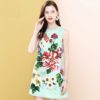 Floral Print Sequin Elegant Fashion Designer Mini Dress - Image 2