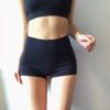 High Waist Solid Sport Workout Shorts - Image 6