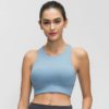 High-neck Push Up Fitness Workout Bras
