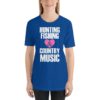 Hunting Fishing Country Music Unisex Short Sleeve T-Shirts - Image 4