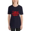 I Love Country music Unisex Short Sleeve T-shirt - Image 4